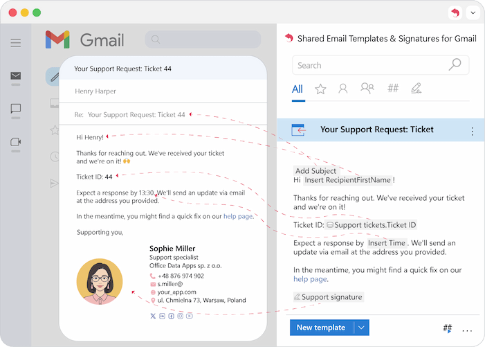 Shared Email Templates & Signatures for Gmail: Overview