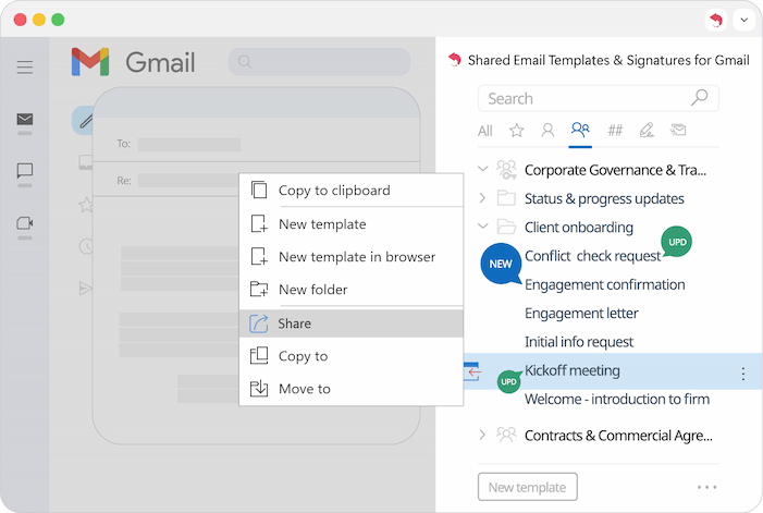 Shared Email Templates & Signatures for Gmail: Overview
