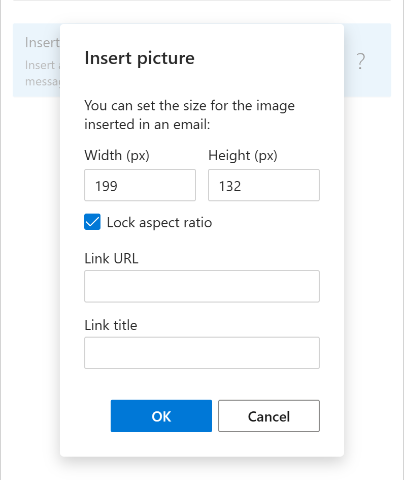 Set the image size.