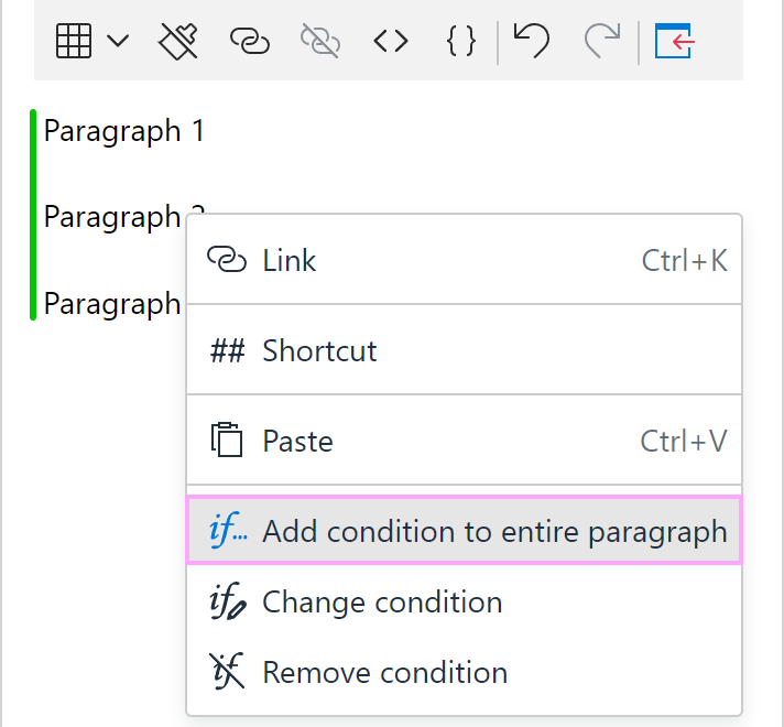 Adding a condition inside an Insert-if section