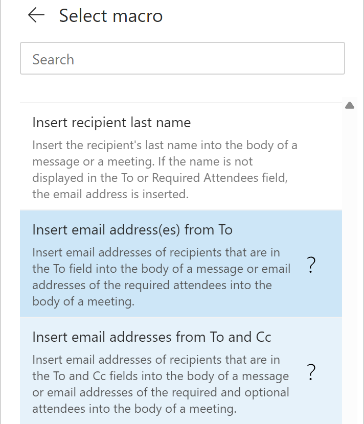 Insert recipient email address(es)