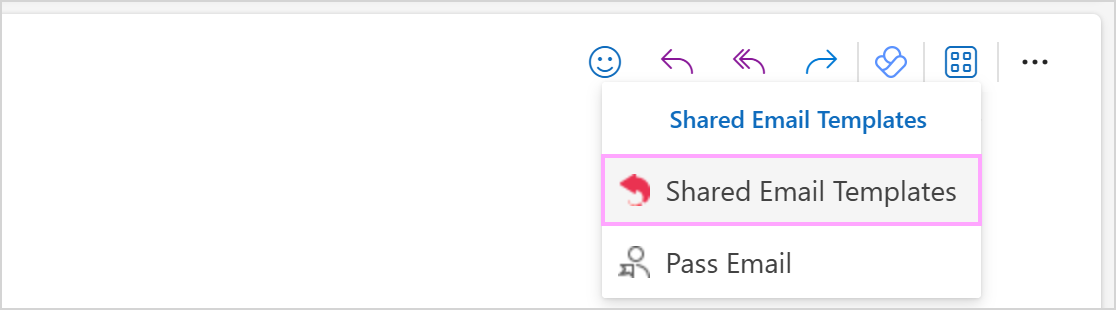 Open Shared Email Templates in the new Outlook for Windows when in read mode.