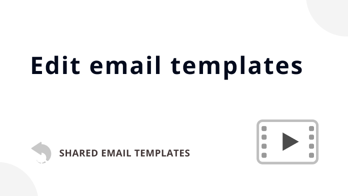 Video: How to edit templates