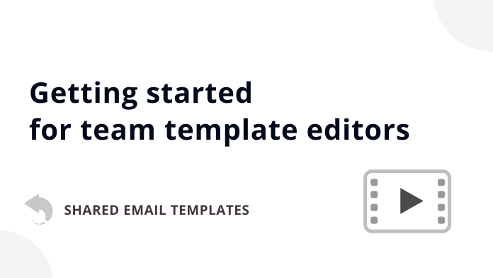 Video: Getting started for team template editors