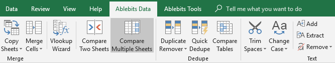 Start Compare Multiple Sheets. Start Compare Multiple Sheets.