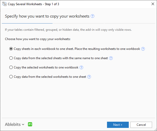 4 ways to join several Excel files together.