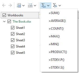 Aggregate same cell across multiple sheets and paste values only.