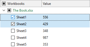  Edit same cell across the selected Excel sheets.