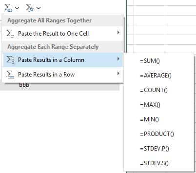 Aggregate same range across multiple sheets and paste values only.
