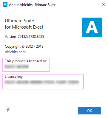 free license name and key for kutools excel
