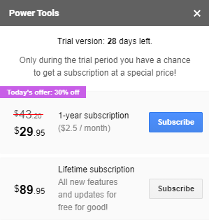 2 subscription plans for your needs.