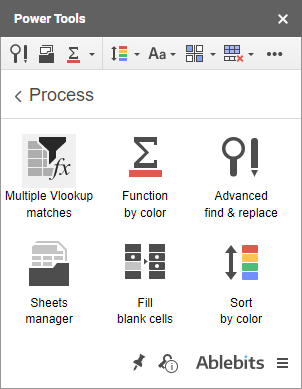 Filter and Extract Data icon in the Process group.