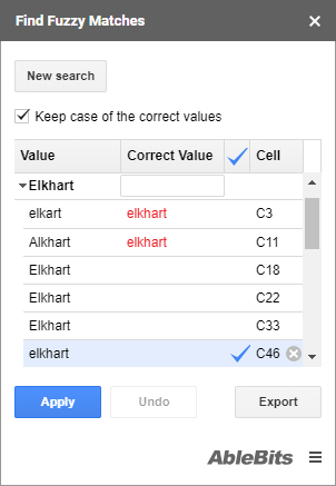 Apply only value changes or update the case as well.