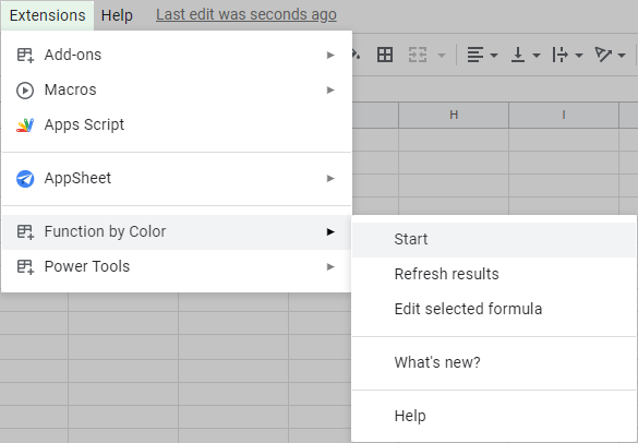 Sum and count by color in Google Sheets help