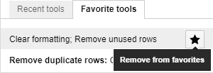 Remove the add-on from favorites.