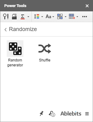 google sheets random picker