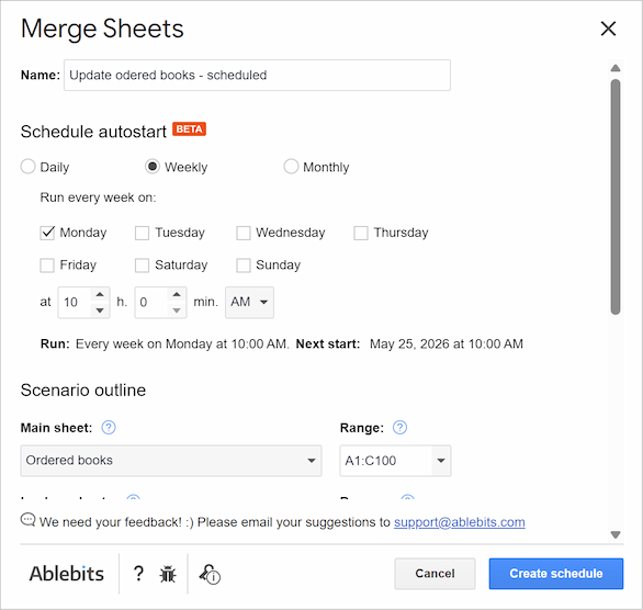 Configuring flexible interval settings for scheduled autostart. Configuring flexible interval settings for scheduled autostart.