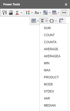 Pick the tool to calculate and add a necessary formula.