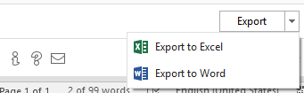 Export your links to Excel or Word. Export your links to Excel or Word.
