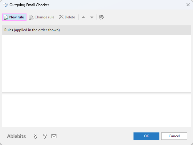 Check email before sending in Outlook with Outgoing Email Checker