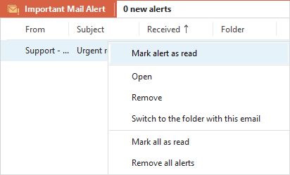 How to use Ablebits Important Mail Alert for Outlook