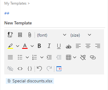 The macro placeholder