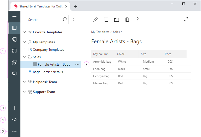 shared email templates for office 365 and outlook web app