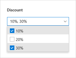Select your items. Select your items.