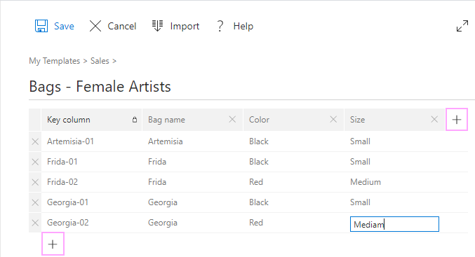 Edit your dataset. Edit your dataset.
