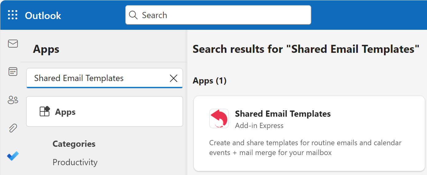 Select Shared Email Templates.