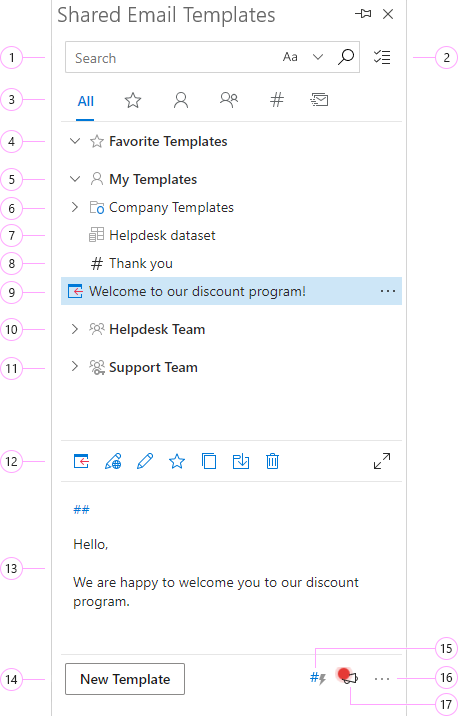 Shared Email Templates in Outlook. Shared Email Templates in Outlook.