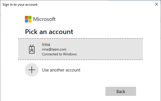 Sign in to Microsoft.