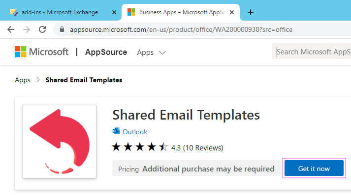 Shared Email Templates in Store.