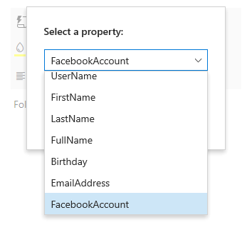 Select from drop-down list.