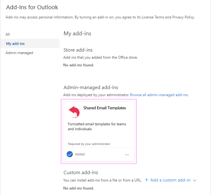 Shared Email Templates In Outlook