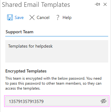 See your Team Password. See your Team Password.
