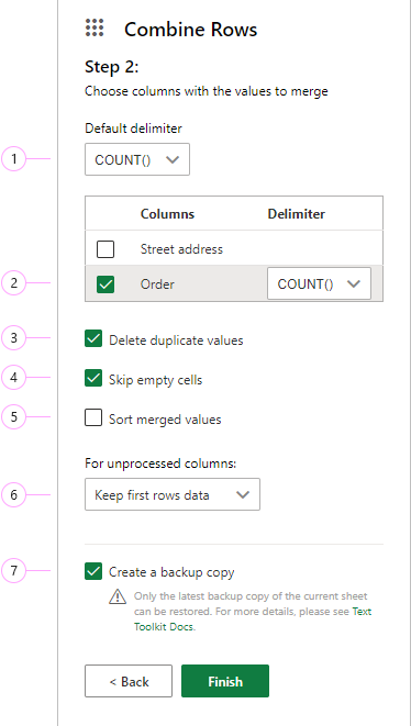 Decide on merge settings.