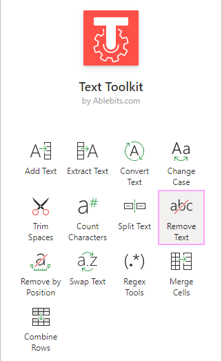 Phần mềm Text Toolkit giờ đây cho phép người dùng xóa ký tự và chuỗi từ các ô trong Excel. Điều này giúp bạn tiết kiệm nhiều thời gian và tăng hiệu suất làm việc của bạn. Hãy xem hình ảnh liên quan để hiểu rõ hơn về tính năng này.