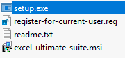Run the setup.exe file. Run the setup.exe file.
