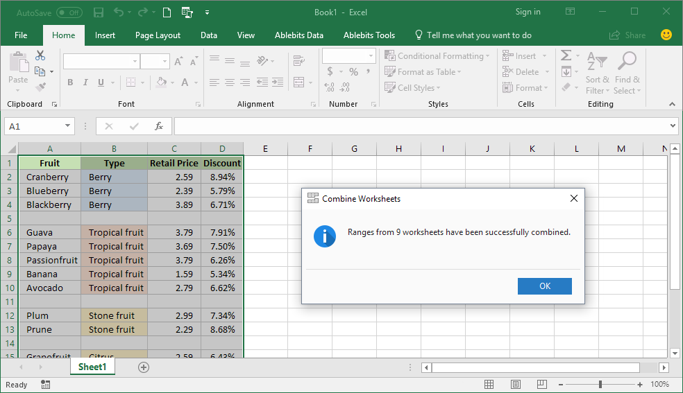 How To Consolidate Data In Excel From Multiple Worksheets Littlekop 5246