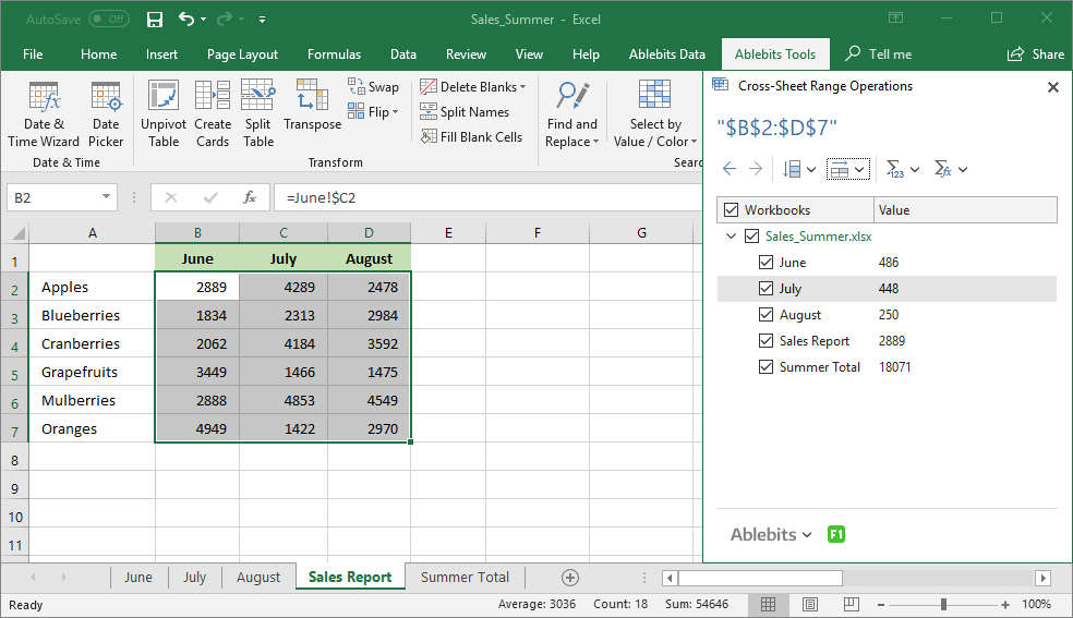 how-to-sum-the-same-cell-across-multiple-worksheets