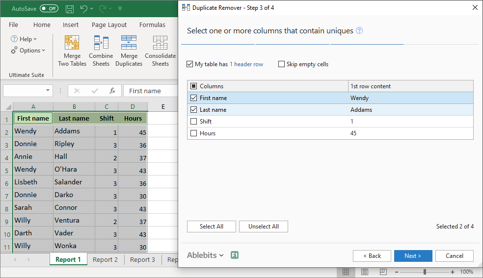 excel find duplicate values and delete