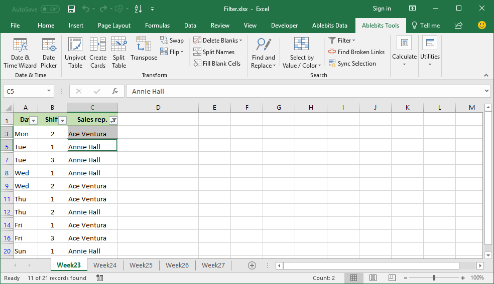 Excel Filter Table Based On Cell Value Filter By Multiple Values