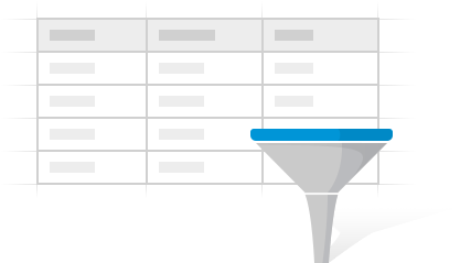 Filter in Excel worksheet Filter in Excel worksheet
