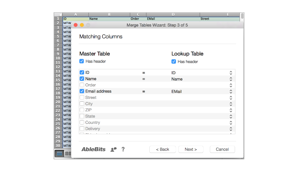 merge cells excel for mac