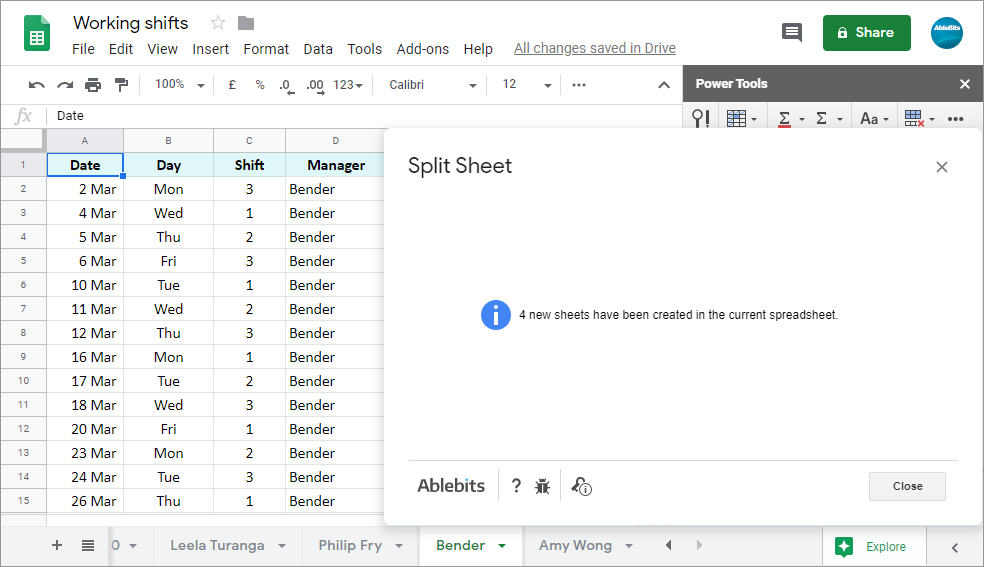 How To Split Columns In Google Sheets : In sheets, select the column that contains the data that you want to split.