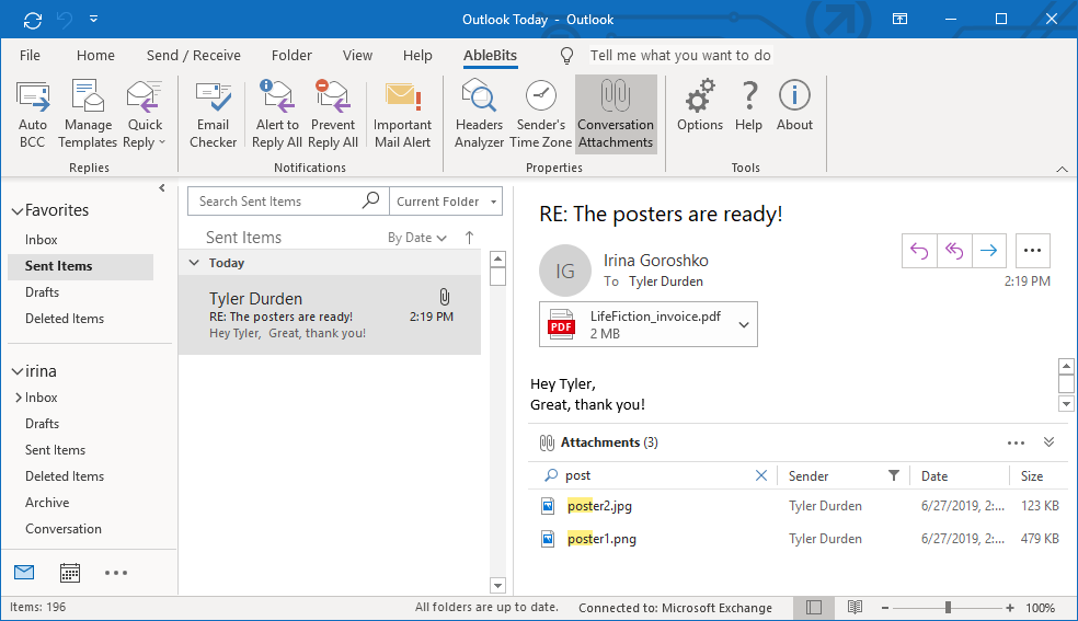 Outlook - Attach an Email to an Email