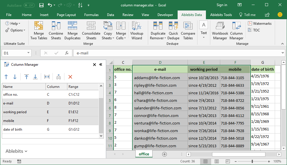 Ablebits Ultimate Suite for Excel 2024.1.3443.1616 for iphone instal
