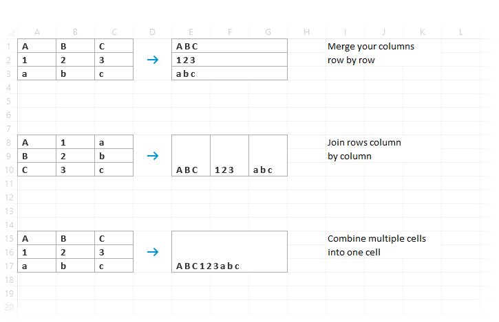 Merge Cells Wizard for Excel