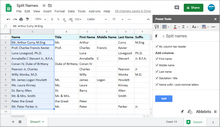 Split Sheet add-on for Google Sheets